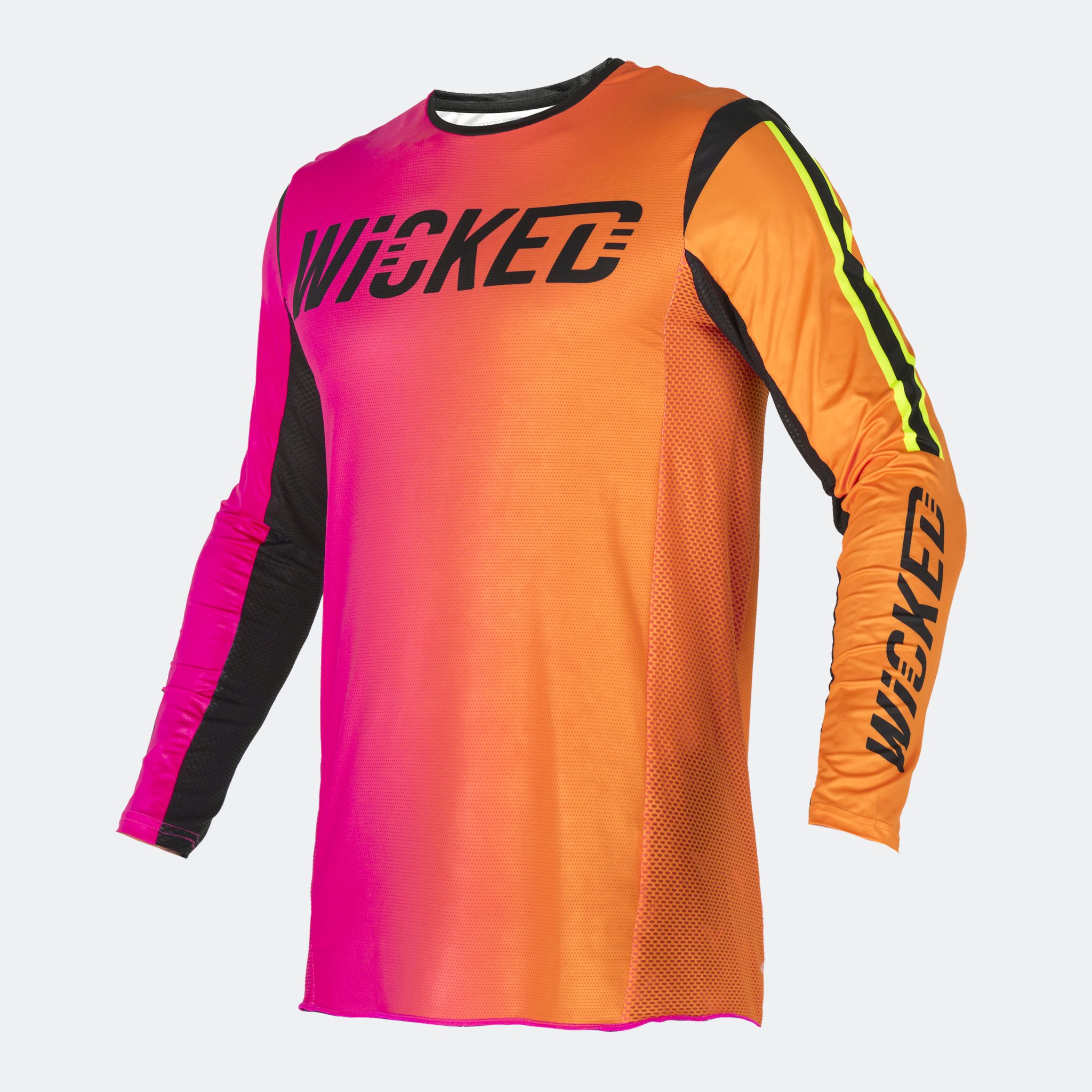 Wicked Family Blaze MX Jersey – Youth, Orange/Blue – The Wicked Family