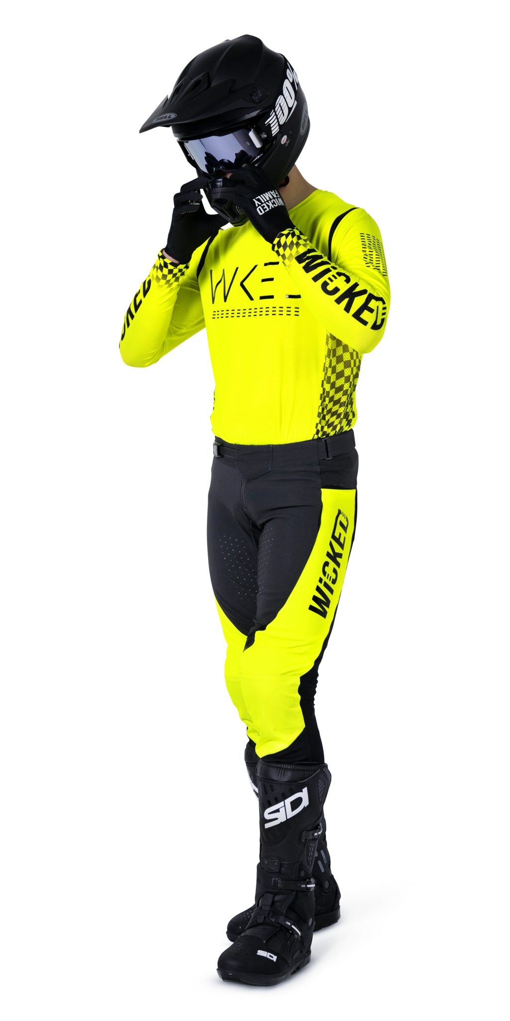 BEST BODY ネオンイエロー セット M Ride in Style with our exclusive Holeshot dirt bike gear