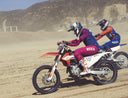 Dirt bike riding at glen Helen