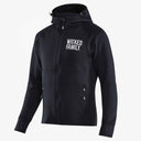 Fleece hoodie black