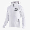 Fleece hoodie white