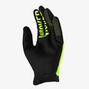 Push glove lime green back