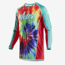 Tie Dye MTB Jersey Teal/Red