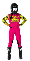 Punk pink woman