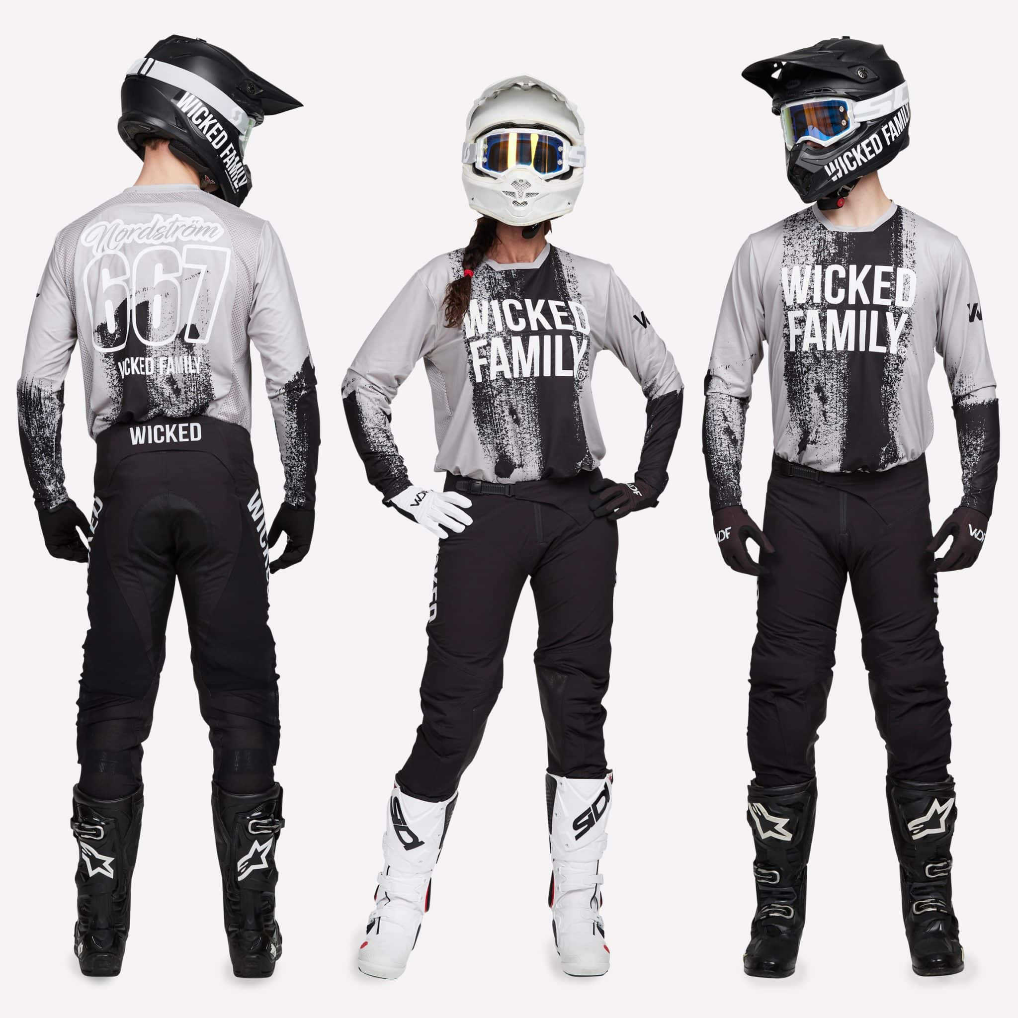 Action Dirt Bike Jersey - S - White — Motocross — MX Gear from Wicked Family