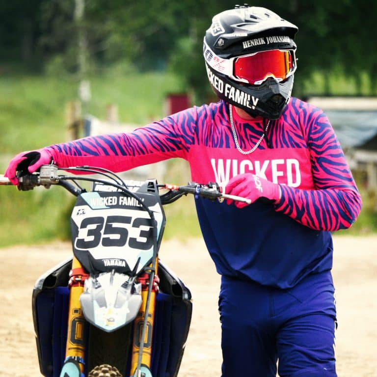 Tie Dye Dirt Bike Jersey - S - Black/Green — Motocross — MX Gear from Wicked Family