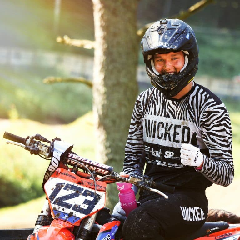 Tie Dye Dirt Bike Jersey - S - Black/Green — Motocross — MX Gear from Wicked Family