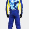 Tie dye mx gear in blue from the back