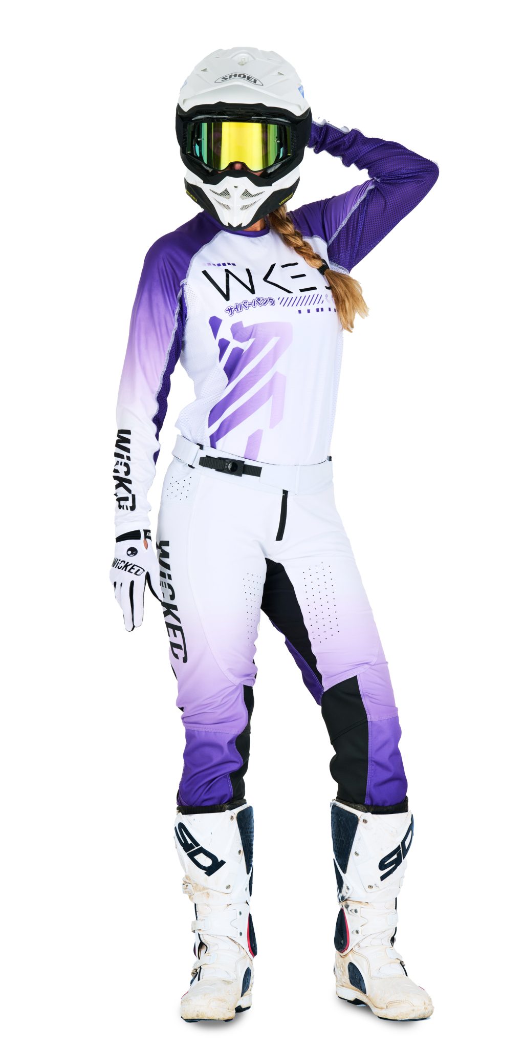 Cyber MX gear, purple, woman